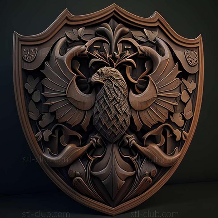 3D model shield (STL)